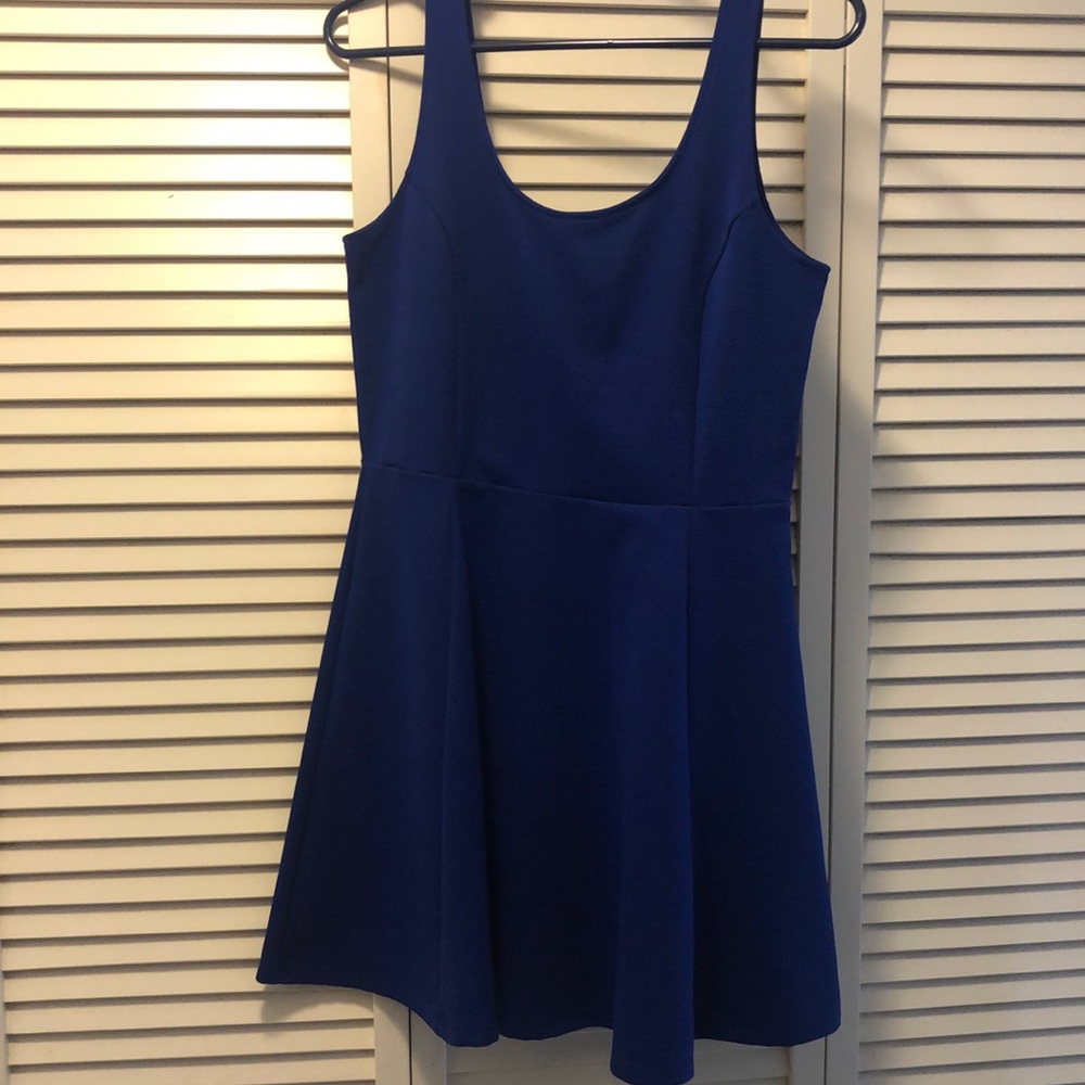 Blue H&M skater dress